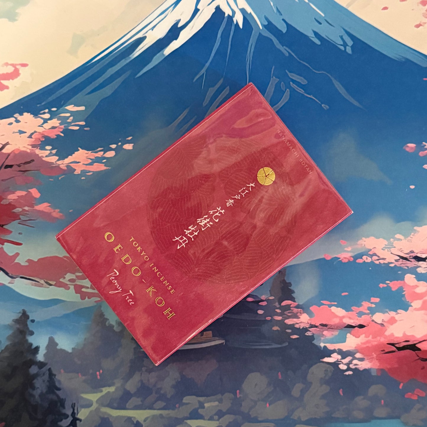 Oedo-Koh Peony Tree Japanese incense by Nippon Kodo inspired by Edo period floral tradition