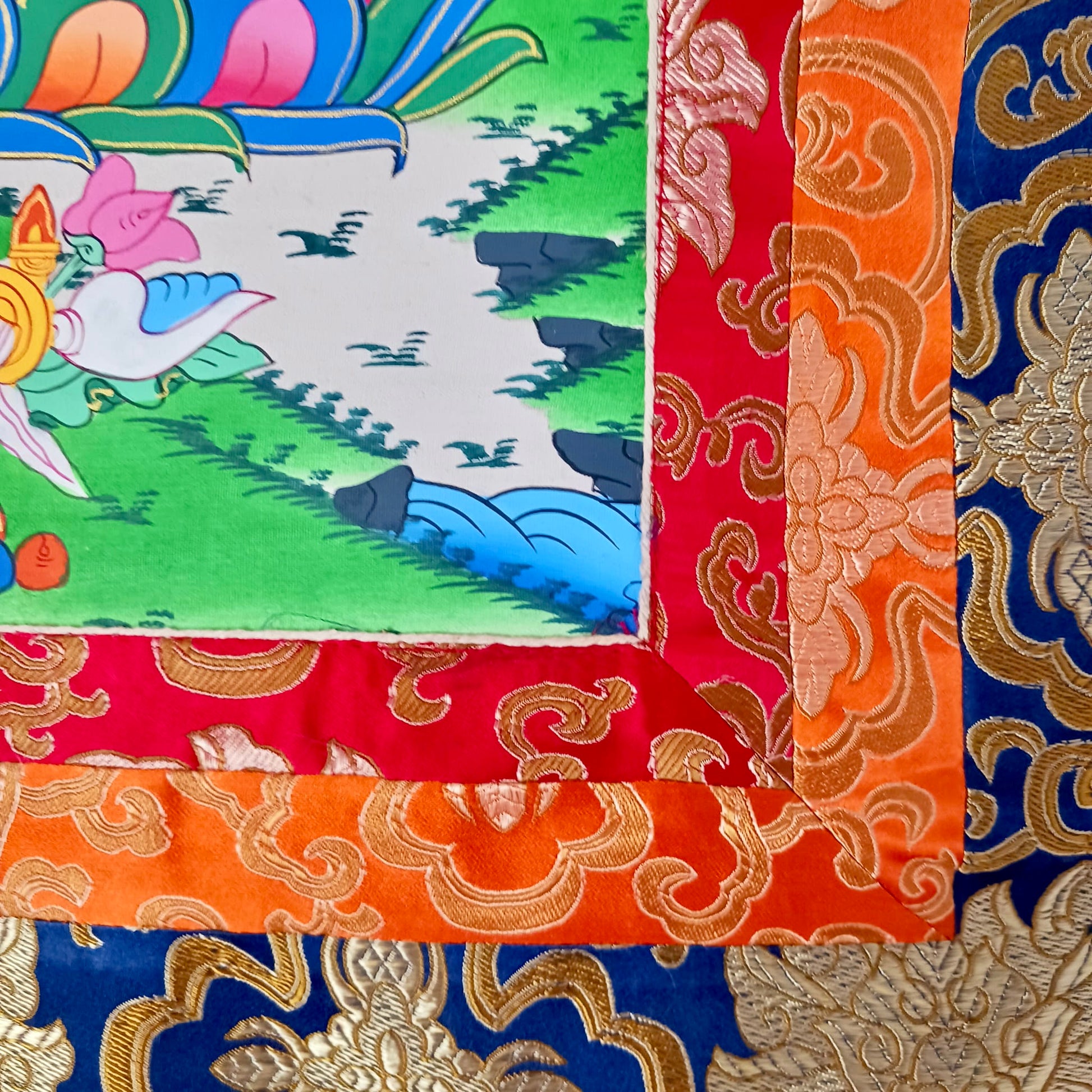 Chenrezig Art Thangka Painting | 82cm x 53cm