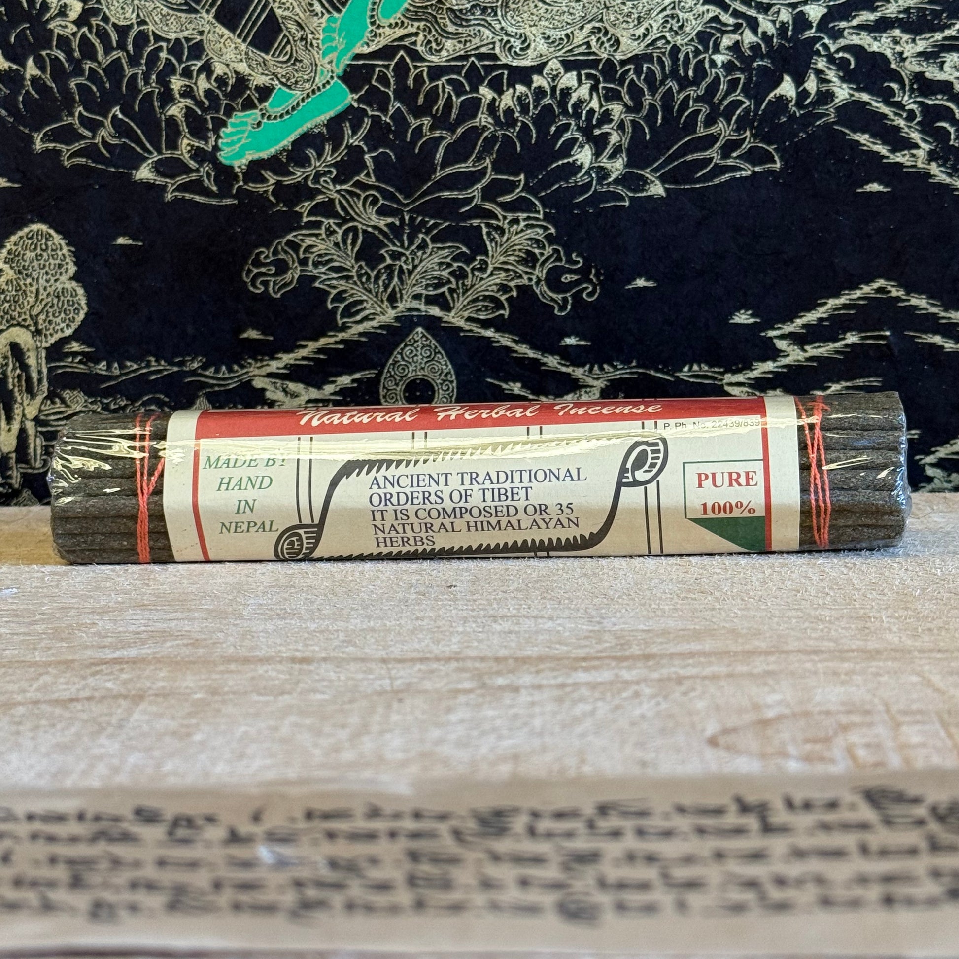 Dear soul, the Chandra Devi Natural Herbal Tibetan Incense is a sacred blend of over 35 wild herbs respectfully gathered from the mountains and forests of Nepal. Crafted according to traditional Tibetan methods, it offers a complex, balanced herbal aroma with no single note overpowering the whole—much like the harmony we seek in our own lives.