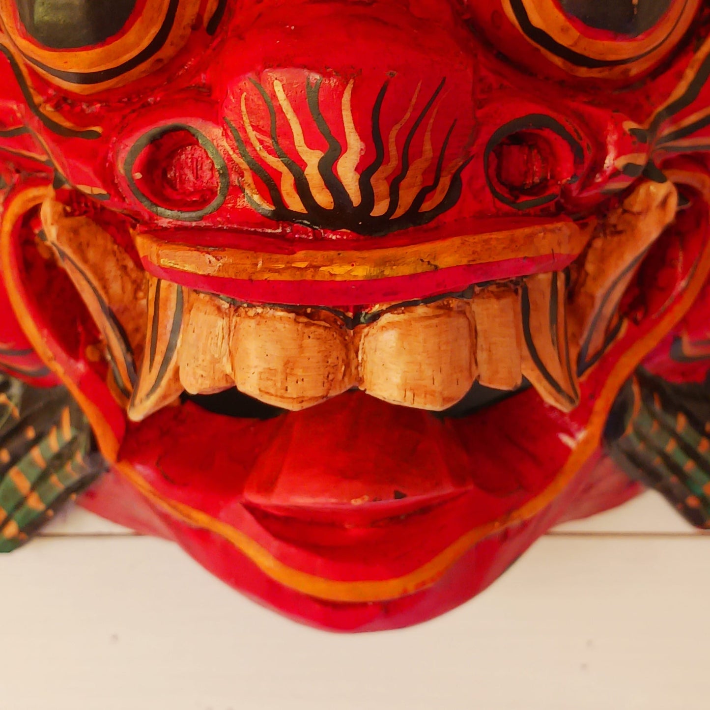 Handcarved Balinese Raksassa Mask | Large