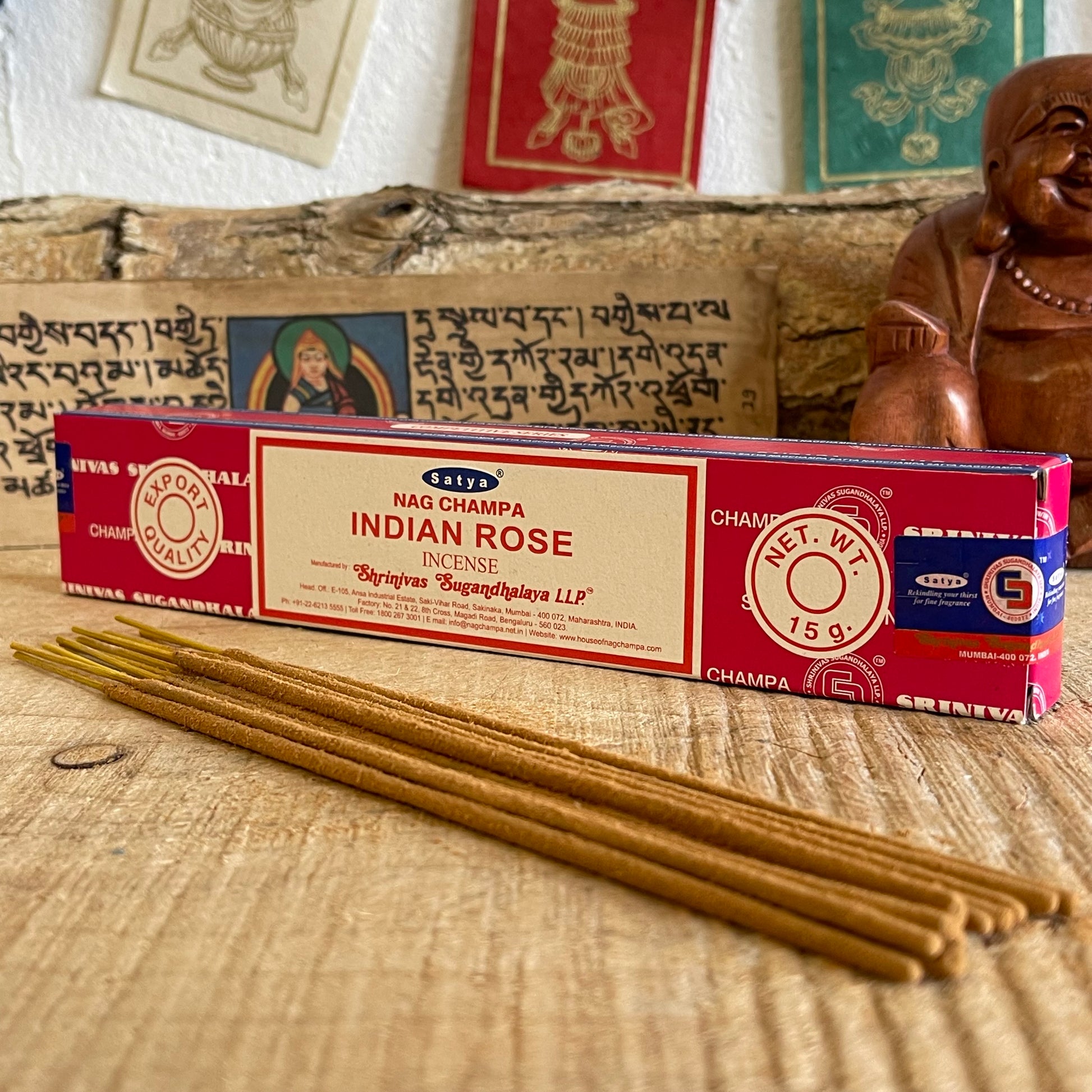 Satya Indian Rose   Incense