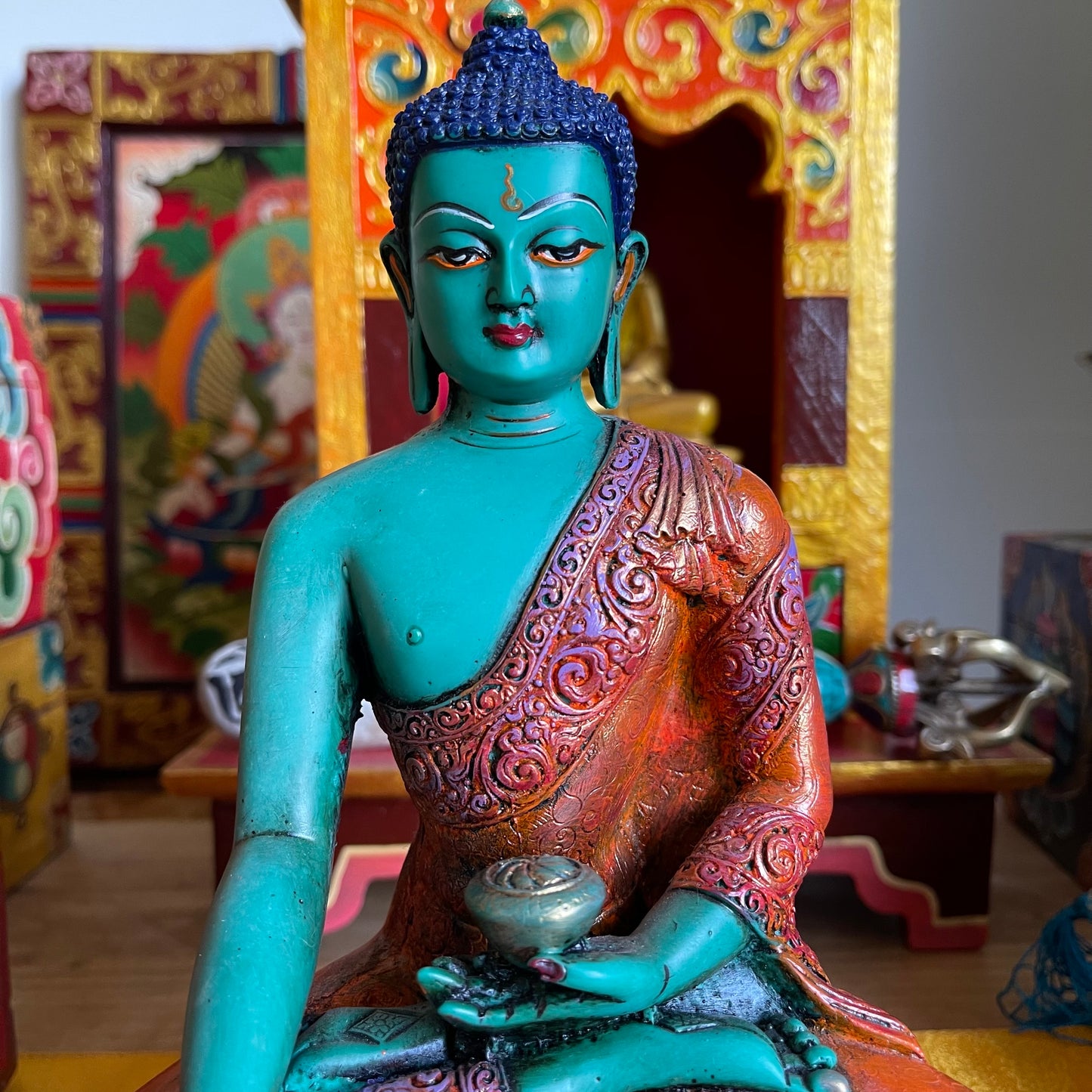 Resin Statue of Shakyamuni Buddha 22cm