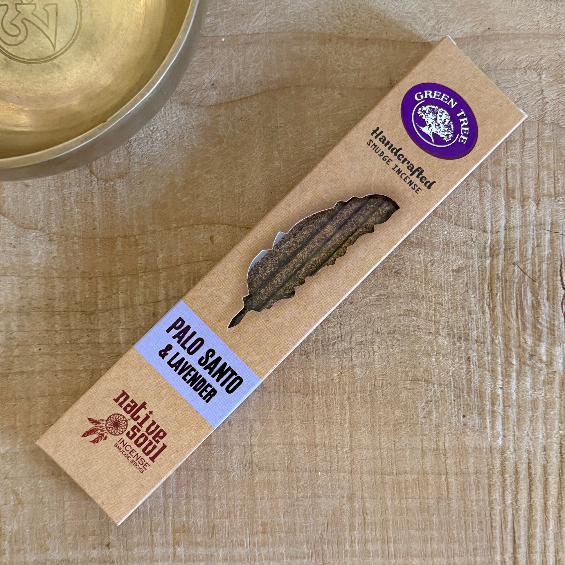 Native Soul smudge incense sticks with Palo Santo and lavender for cleansing and relaxation