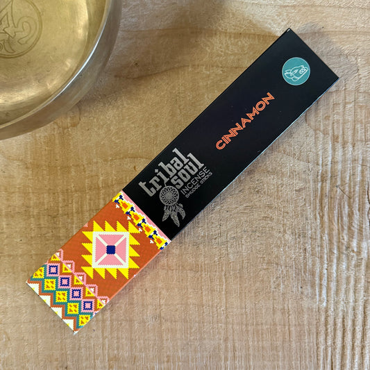 Tribal Soul Cinnamon Incense Sticks, hand-rolled natural aromatic incense