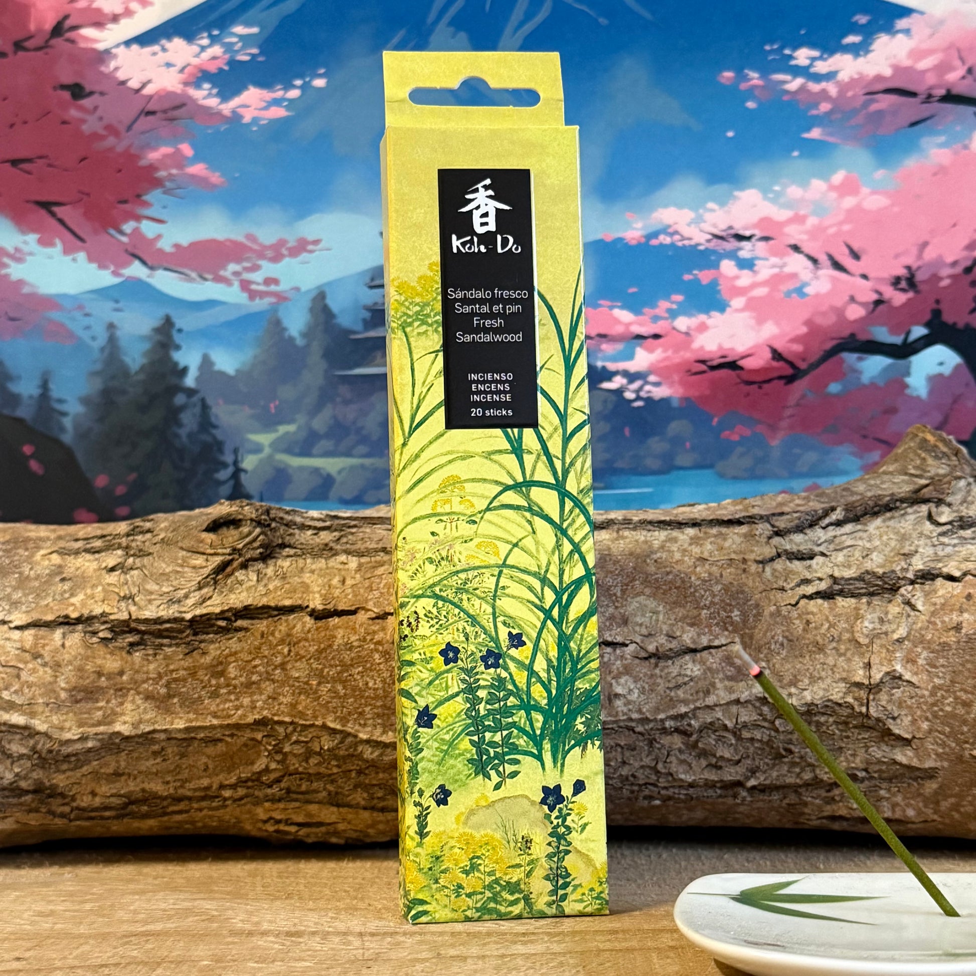 Koh-Do Fresh Sandalwood Incense | Pine & Sandalwood for Clarity

Fresh Sandalwood incense blends wood & pine for clarity & peace. 20 Japanese sticks from Mainichikoh line. Uplifting, natural scent for daily calm.