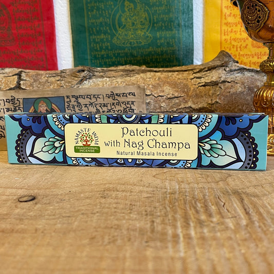 Namaste India Incense Patchouli With Nag Champa