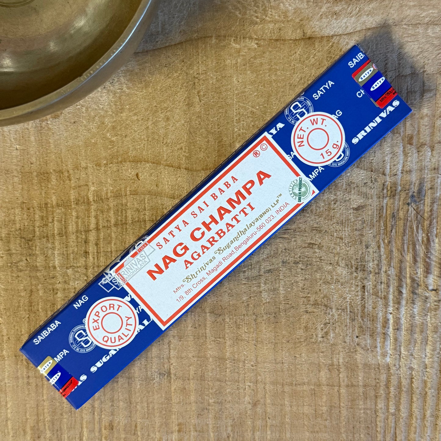 Satya Nag Champa Incense 15g hand-rolled sandalwood champa sticks