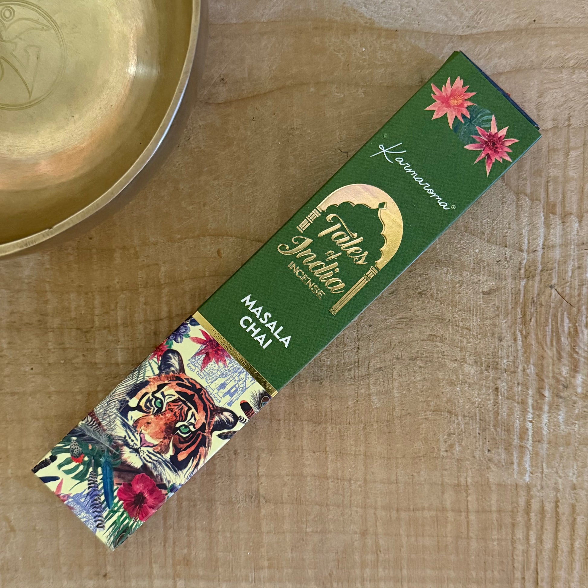 Tales of India Incense Gift Set with Monsoon Magic, Mystic Temple, Maharani Dream, and Masala Chai sticks