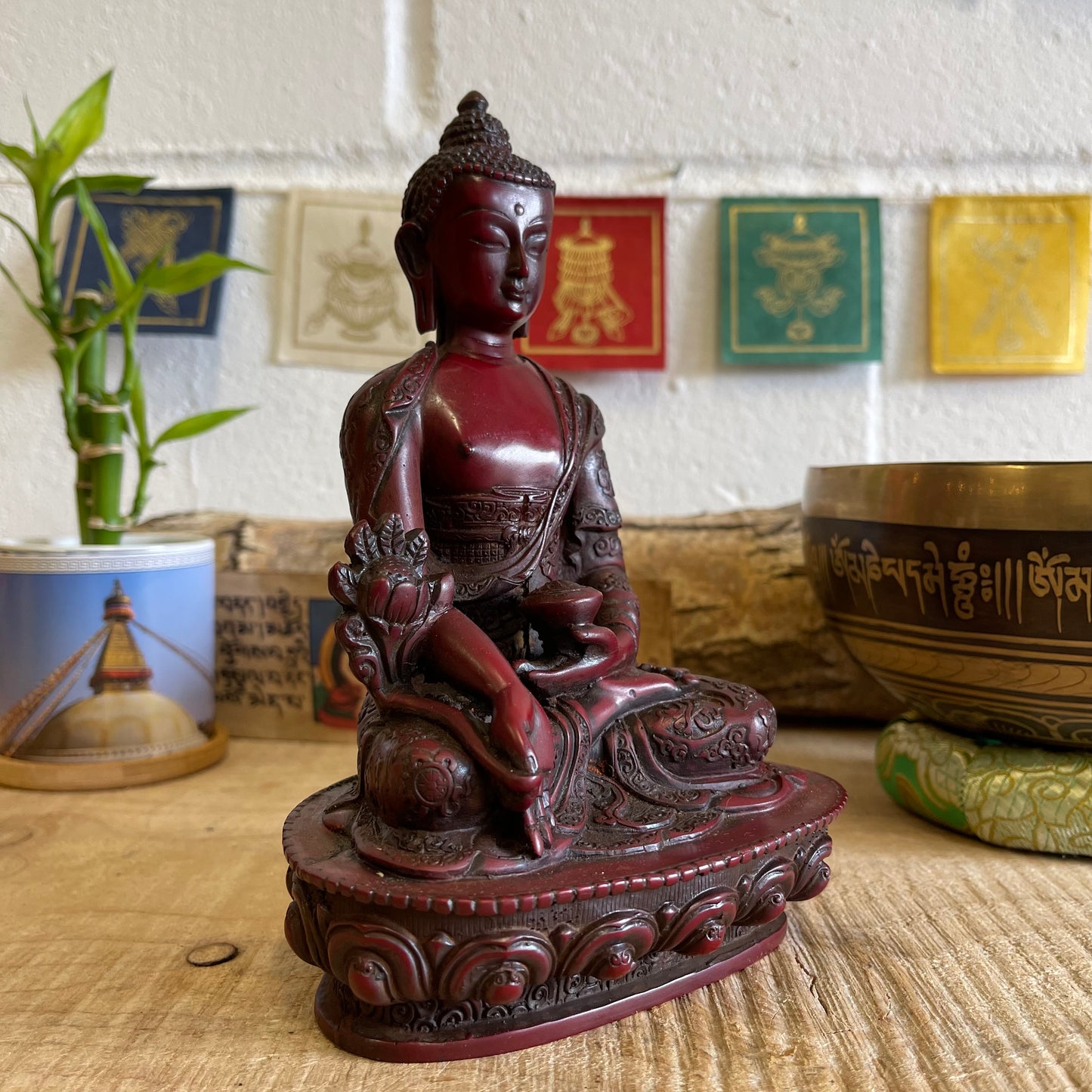 Medicine  Buddha  Resin Statue 19 cm