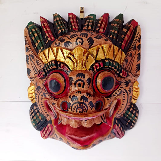 Handcarved Balinese Raksassa Mask