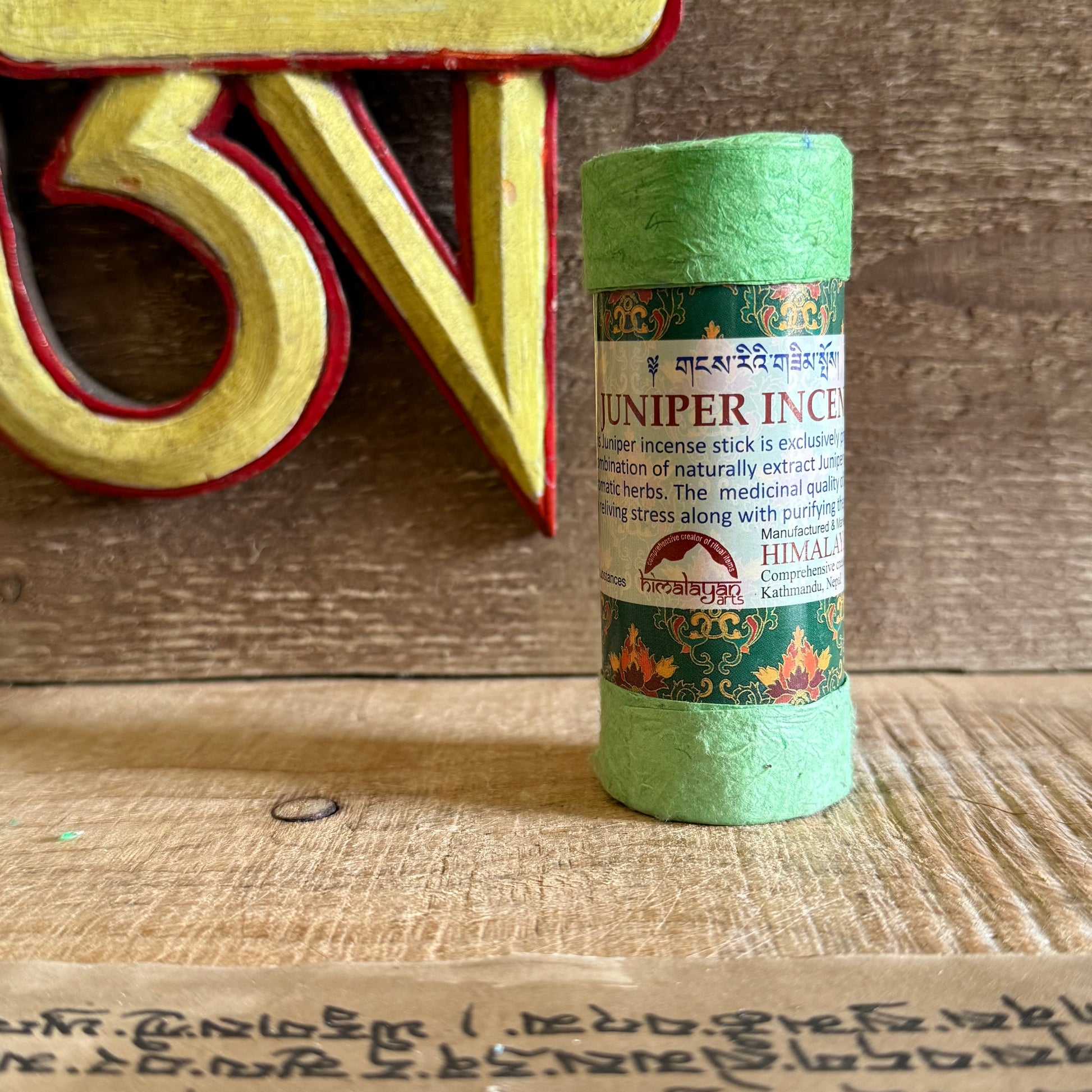 Beloved seeker of peace, this is the Highest Buddha Juniper Tibetan Incense, hand-rolled by Tibetan exiles in the sacred hills of Nepal. Rooted in the ancient Buddhist tradition, this incense is made solely from medicinal plants found in the Himalayan region.

Free from animal products and artificial substances, it is a gift of purity, healing, and natural harmony. Juniper, known for its cleansing and protective properties, uplifts the mind and purifies the space around you.

Crafted with care and reverence