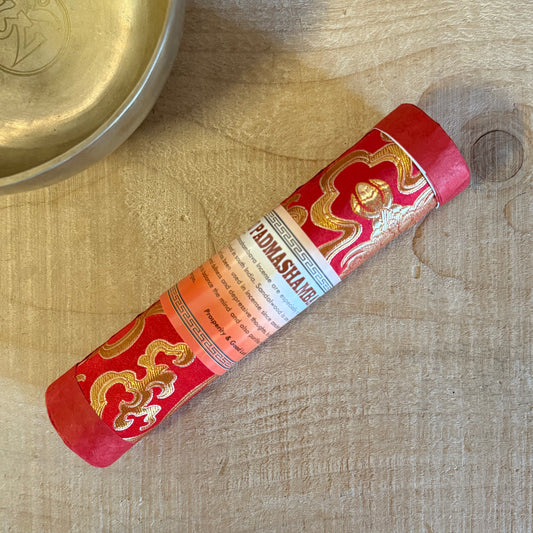 Guru Padmasambhava Himalayan herbal incense sticks in hard box.