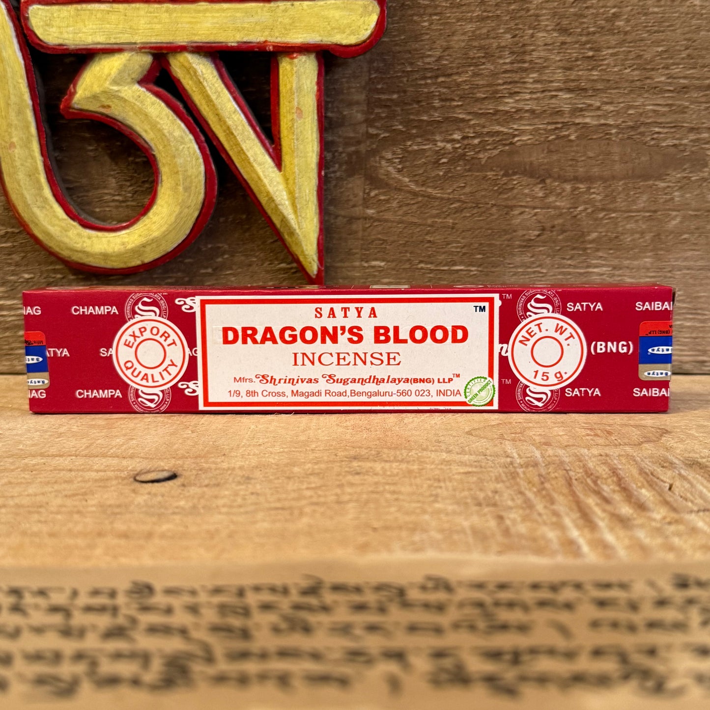 Satya Dragon’s Blood Incense Sticks | Buddha-Buddha Official

Satya Dragon’s Blood Incense – sacred, hand-rolled scent for protection, clarity, and spiritual focus. A powerful aid in meditation and ritual.