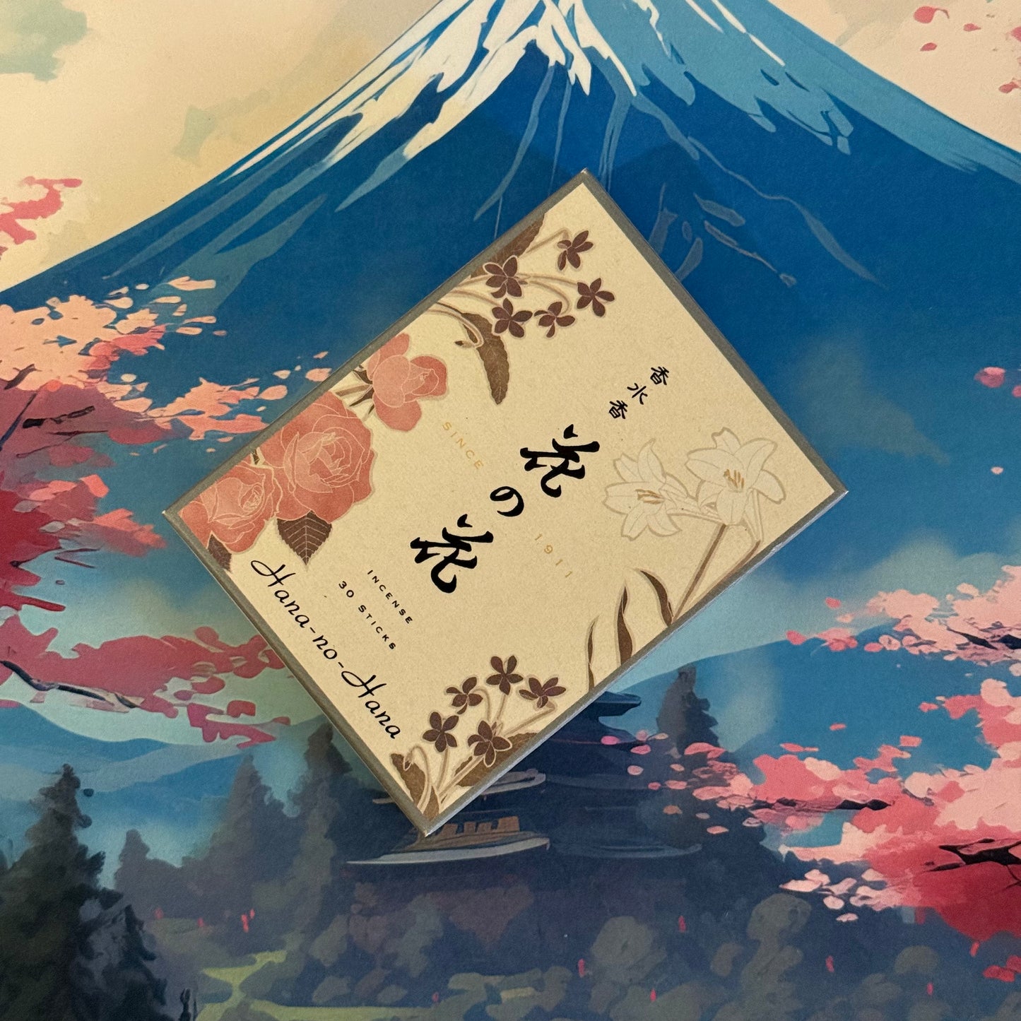 Discover Hana No Hana assorted floral incense from Japan. Rose, violet and lily fragrances blending Eastern and Western floral traditions.