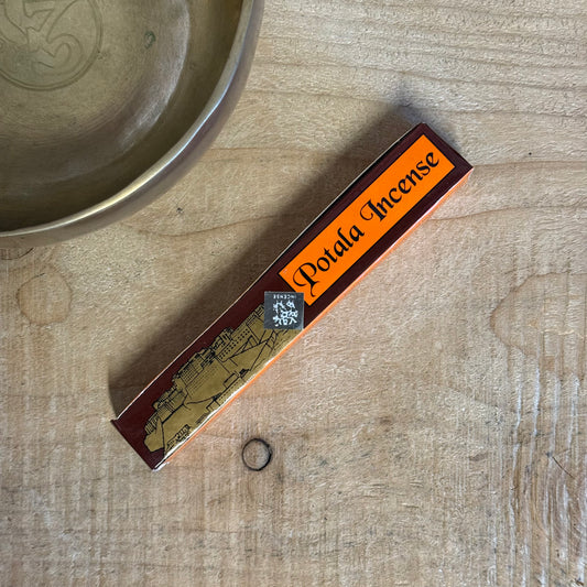 Breathe deeply and return to presence. Named after the sacred Potala Palace, the former home of His Holiness the Dalai Lama, this traditional Tibetan incense is a gift to the senses and the spirit.