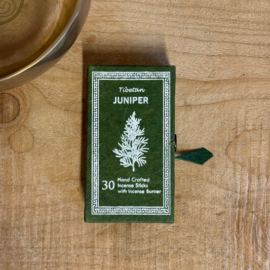 Highest Buddha Tibetan Juniper Incense sticks in Lokta paper box with incense holder