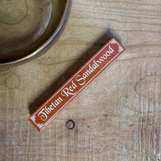 Experience the timeless purity of Tibetan Red Sandalwood Incense, expertly crafted using a traditional Himalayan formula. Made from premium Red Sandalwood sourced from South India and blended with select Himalayan medicinal plants, these small-sized hand-rolled incense sticks provide a fragrant path to mental clarity and spiritual balance.