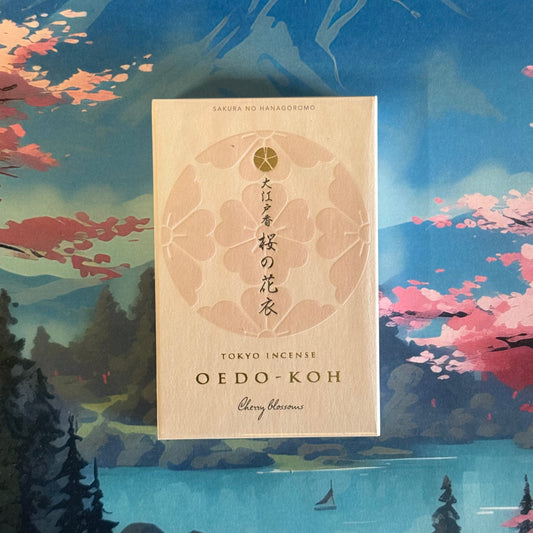 Oedo-Koh Cherry Blossom Japanese Incense – 60 Sticks Natural Oedo-Koh Incense