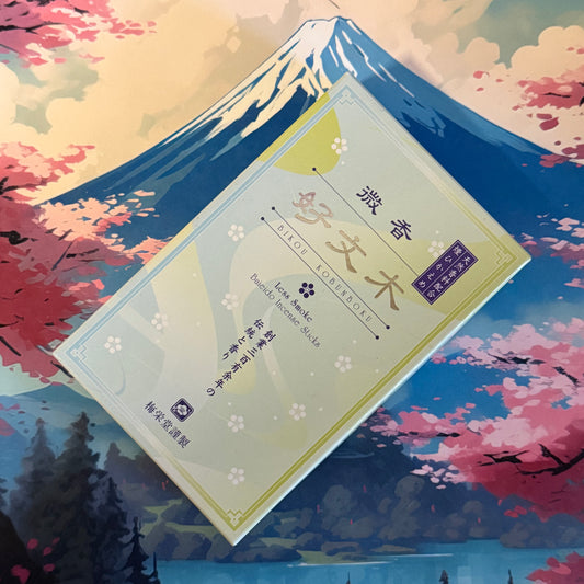 Bikou Kobunboku Japanese incense. 180 sticks of subtle sandalwood, aloeswood & herbs for meditation, mindfulness, relaxation, and Buddhist incense practice.