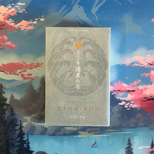 Oedo-Koh Water Drop Japanese Incense – 60 Sticks Natural Oedo-Koh Incense