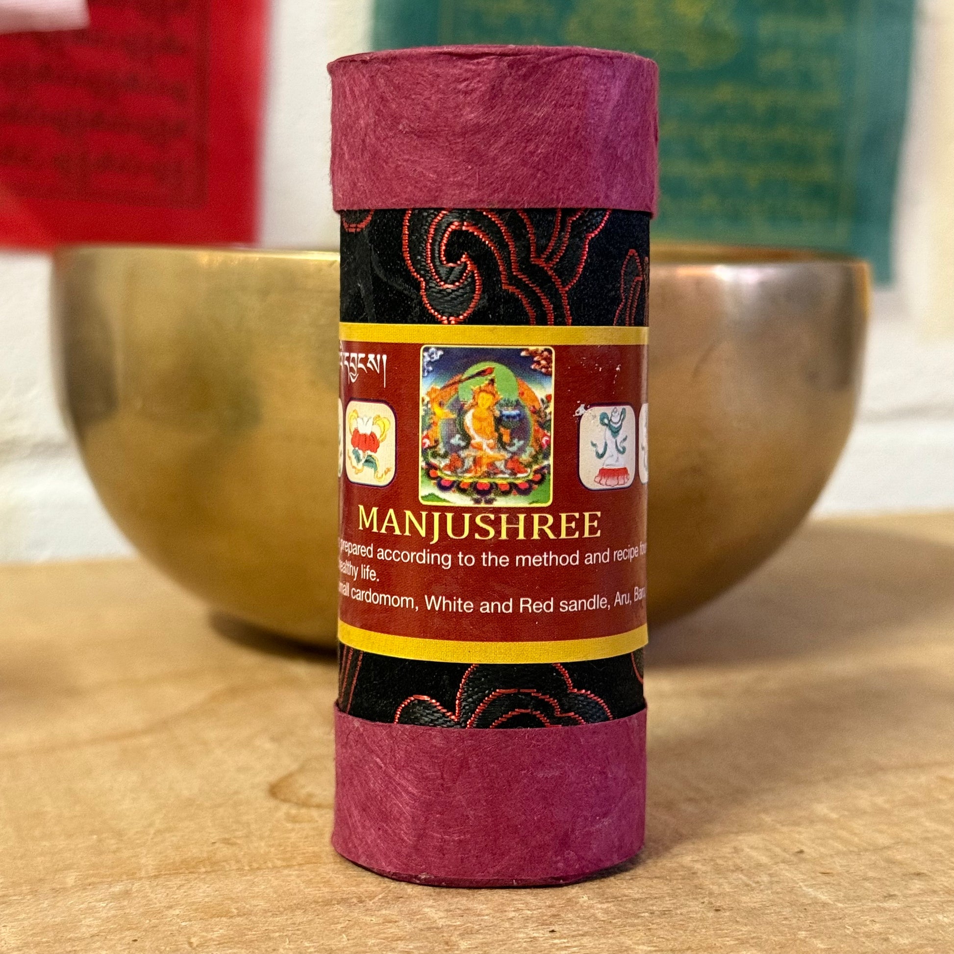 Manjushree Bhutanese small incense sticks, 25 pack, 20cm long.