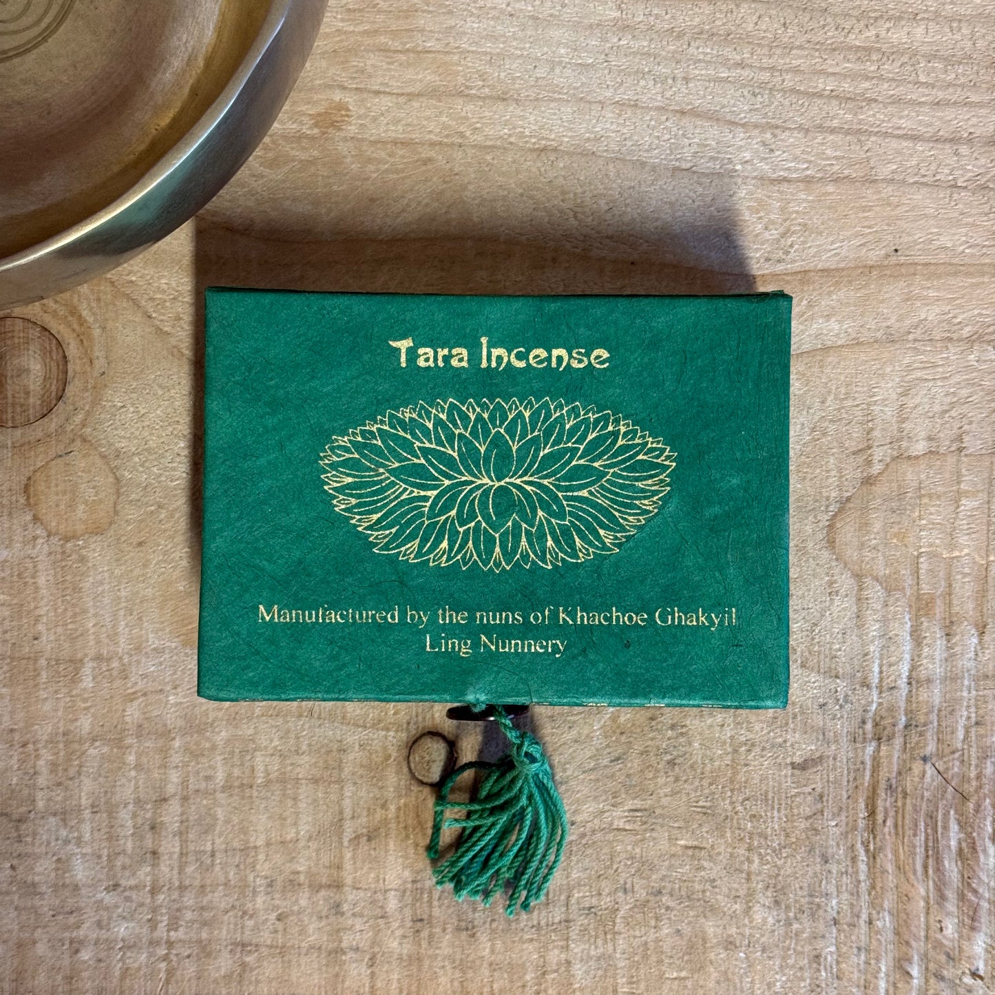 Tara Incense Gift Pack with hand-rolled herbal sticks in eco-friendly Lokta paper box