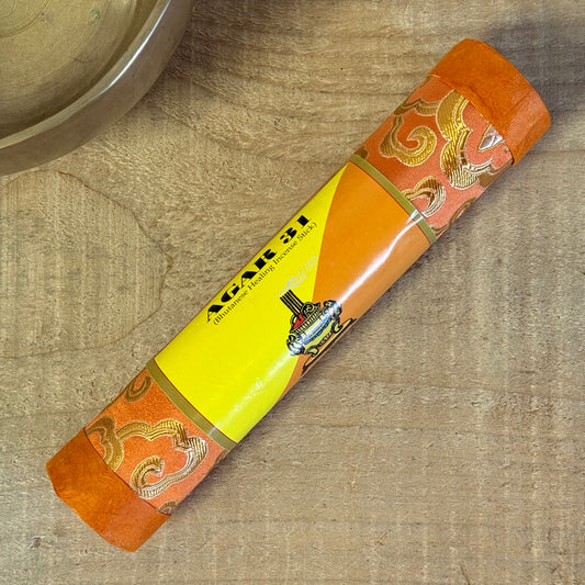Handcrafted Agar 31 Bhutanese incense for meditation, spiritual rituals, and calming aromatic experiences.
