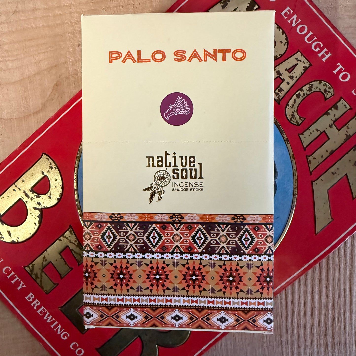 Native Soul Palo Santo Incense Sticks for relaxation, meditation, and spiritual cleansing