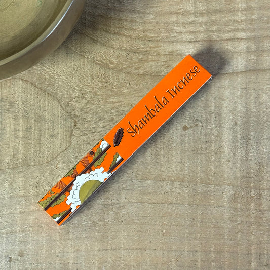 Handcrafted Shambala Tibetan Incense sticks, 30 cm, natural herbal incense for meditation, rituals, and purification