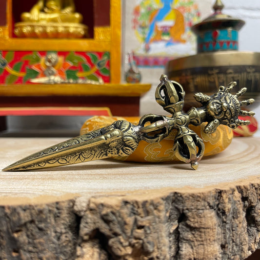 Fine Metal Phurba - Bhairab Buddhist Ritual items
