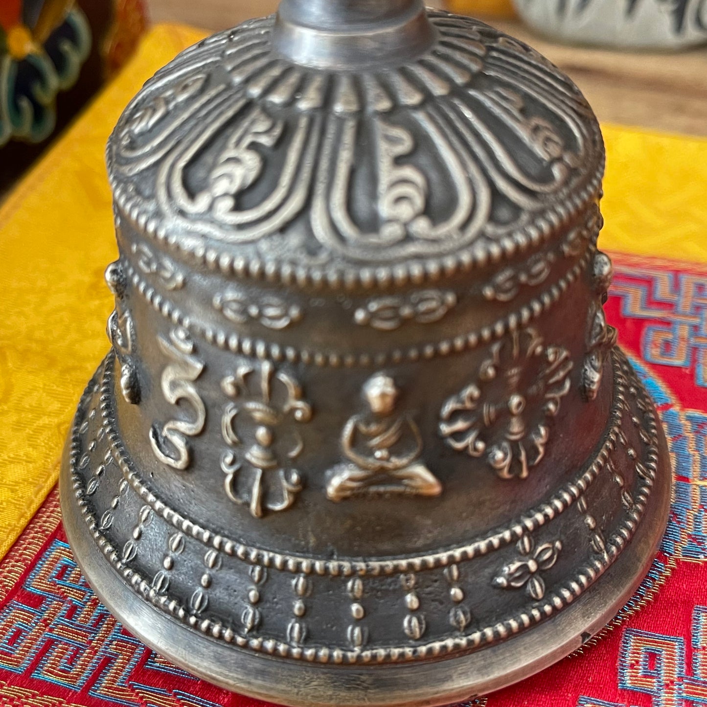 Dorje & Bell brass best quality 15cm Buddhist Bell Ritual objects