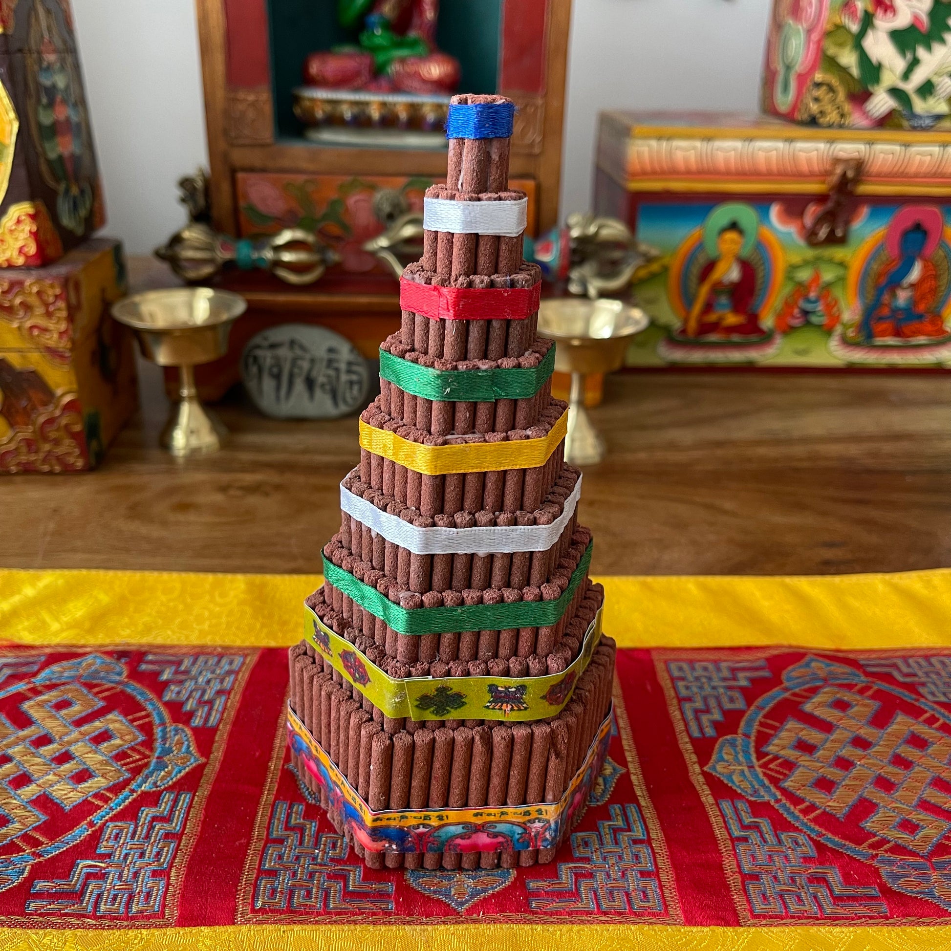 Buddhist Shrine Tibetan Incense Torma (Med)