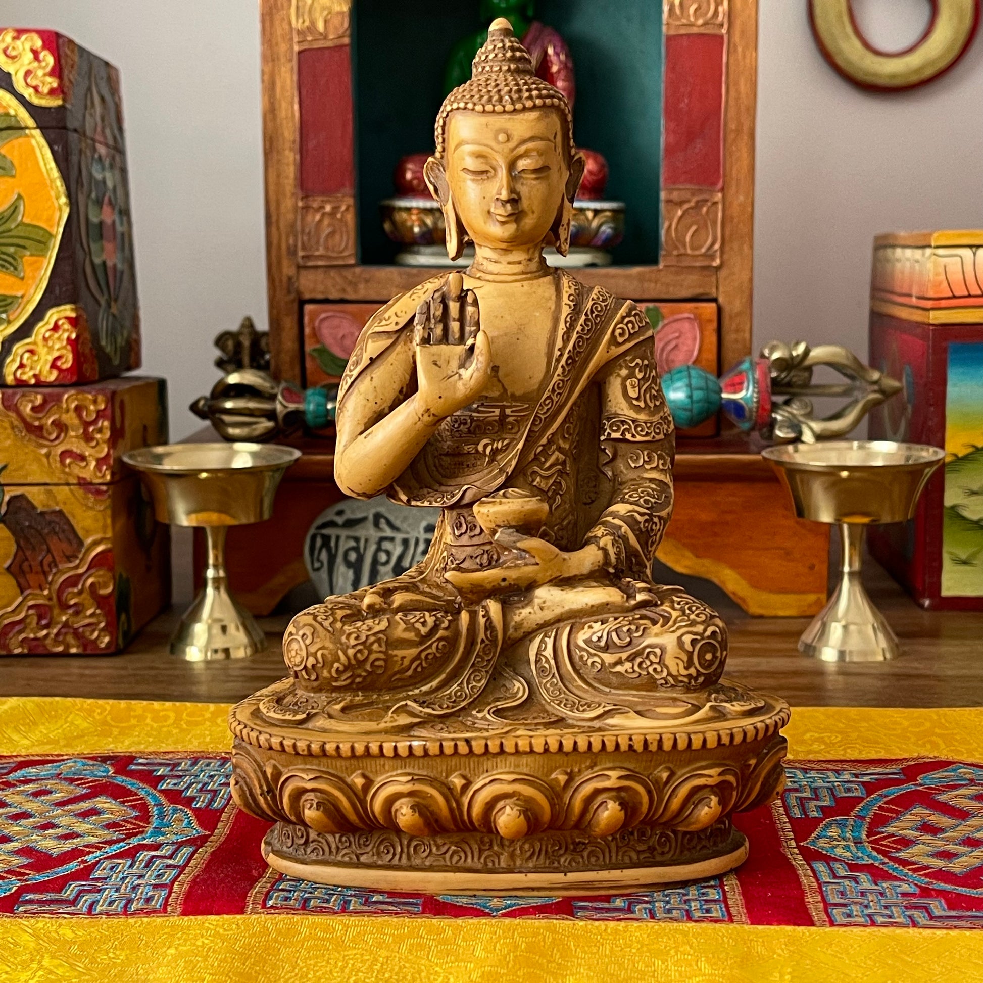 Amogasiddhi Buddha Statue 18 cm