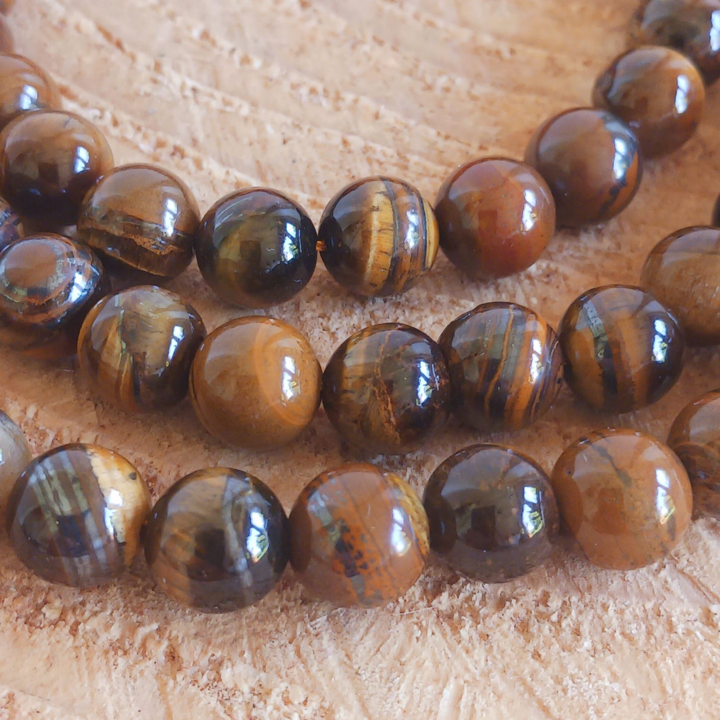 Mala Prayer Beads | AA Quality Tiger Eye