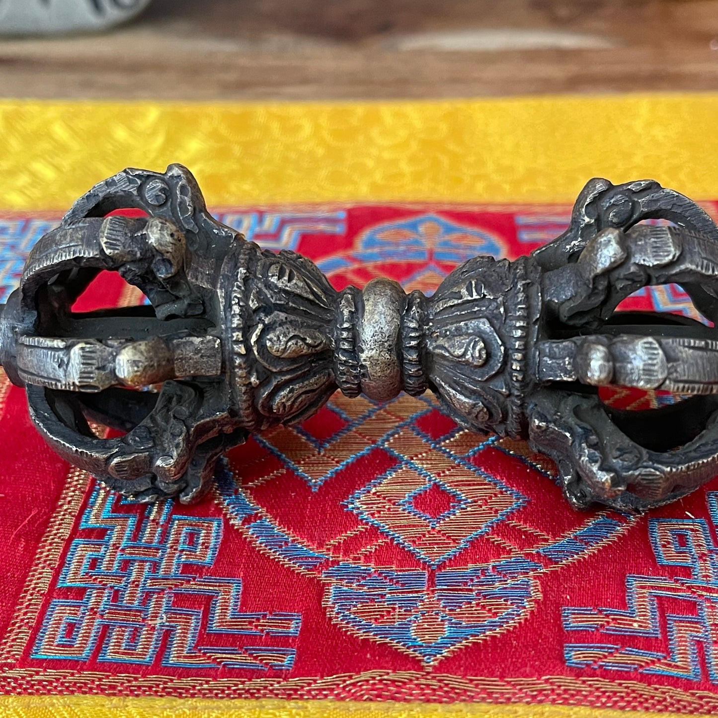 Dorje & Bell brass best quality 18cm Buddhist Bell Ritual objects