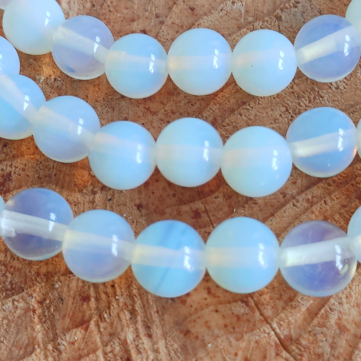 Mala Prayer Beads | Recycled Moonstone 7mm