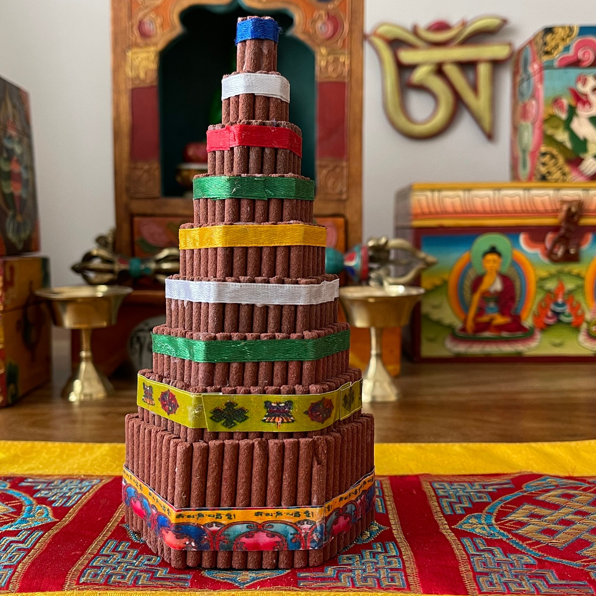 Buddhist Shrine Tibetan Incense Torma (Med)
