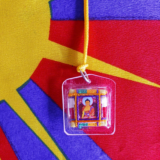 Invite peace, protection, and mindfulness into your life with this little Shakyamuni Buddha Tibetan Pendant. Skilfully crafted with traditional Tibetan design, this sacred pendant depicts Shakyamuni Buddha, the enlightened one, symbolizing serenity and spiritual guidance.