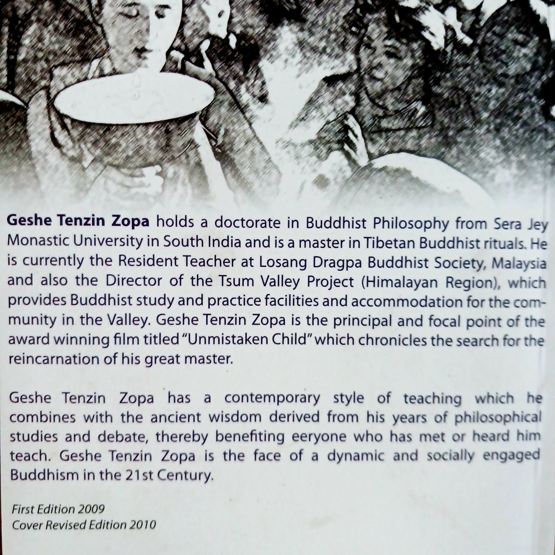 This remarkable book presents rare and accessible oral teachings by Geshe Tenzin Zopa on two essential foundations of Buddhist philosophy: Karma and the Twelve Links of Dependent Origination. Karma reveals how every action inevitably shapes our future experiences, while the Twelve Links illuminate the cycle through which ignorance and craving perpetuate rebirth and suffering.