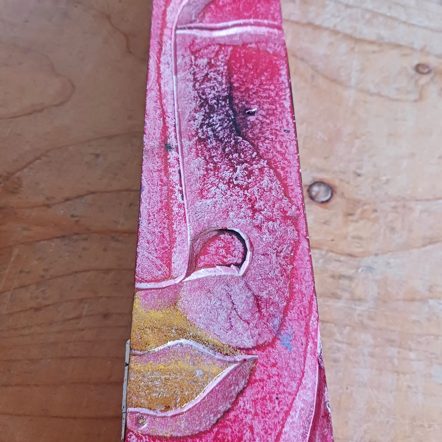 Create a calm, aromatic atmosphere in your home with this beautifully handcrafted Buddha incense holder. Made from responsibly sourced wood, this unique piece features a delicately hand-carved Buddha head, making it both a functional incense burner and a decorative spiritual accent.