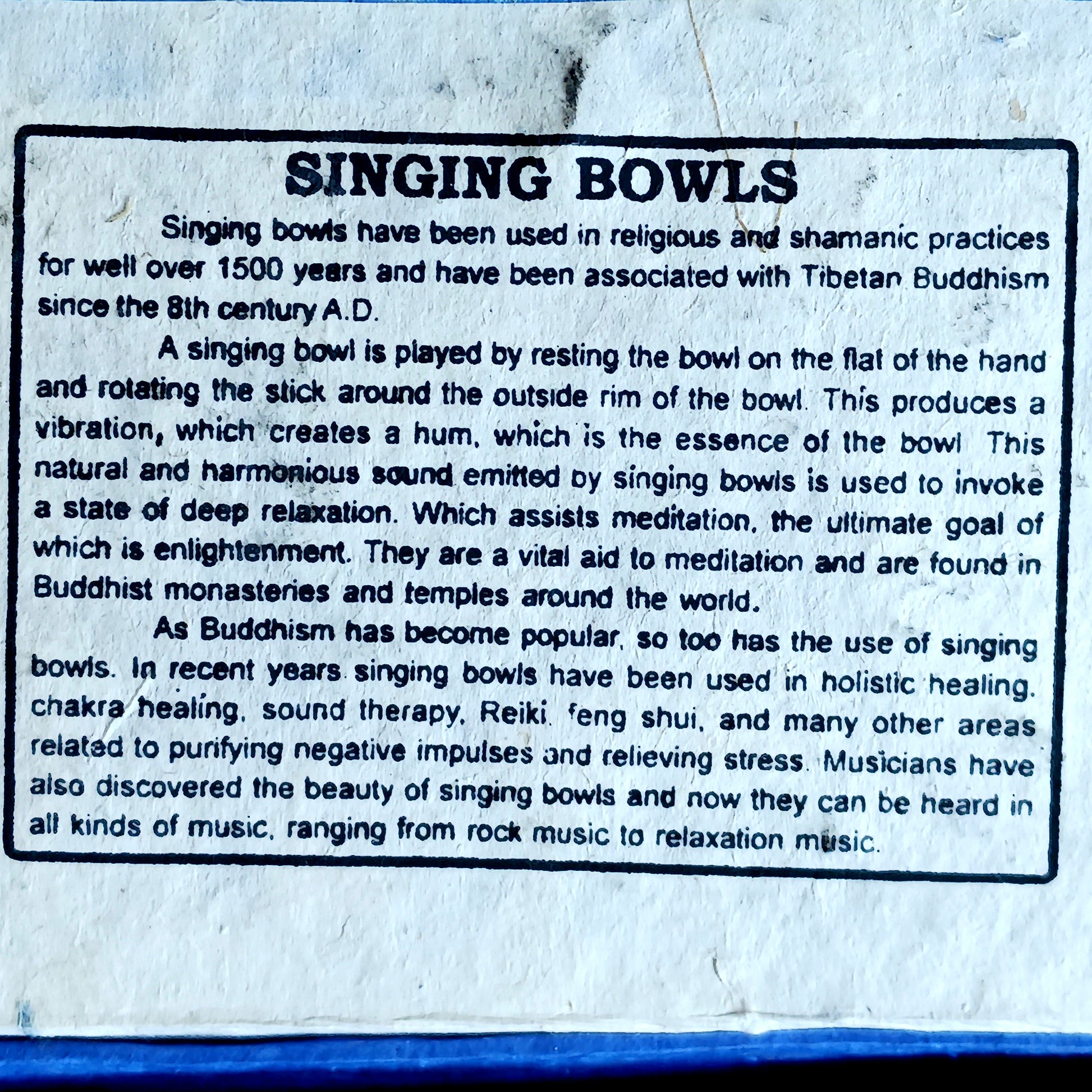 Embark on your sound healing journey with this medium-sized black Tibetan singing bowl set, ideal for beginners and spiritual seekers alike. Crafted with precision and a machine-made polished finish, this singing bowl produces steady, resonant tones that are perfect for meditation, energy healing, and Tibetan Buddhist practices.