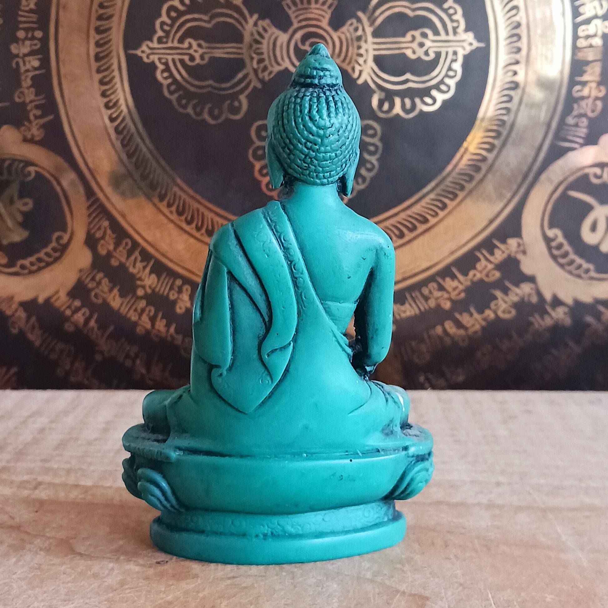 Bring a touch of serenity and spiritual charm into your space with our hand-painted green Buddha figurines. Each figure is carefully crafted from resin and depicts the enlightened Buddha in a unique pose, representing different mudras—symbolic hand gestures with deep spiritual meaning. 