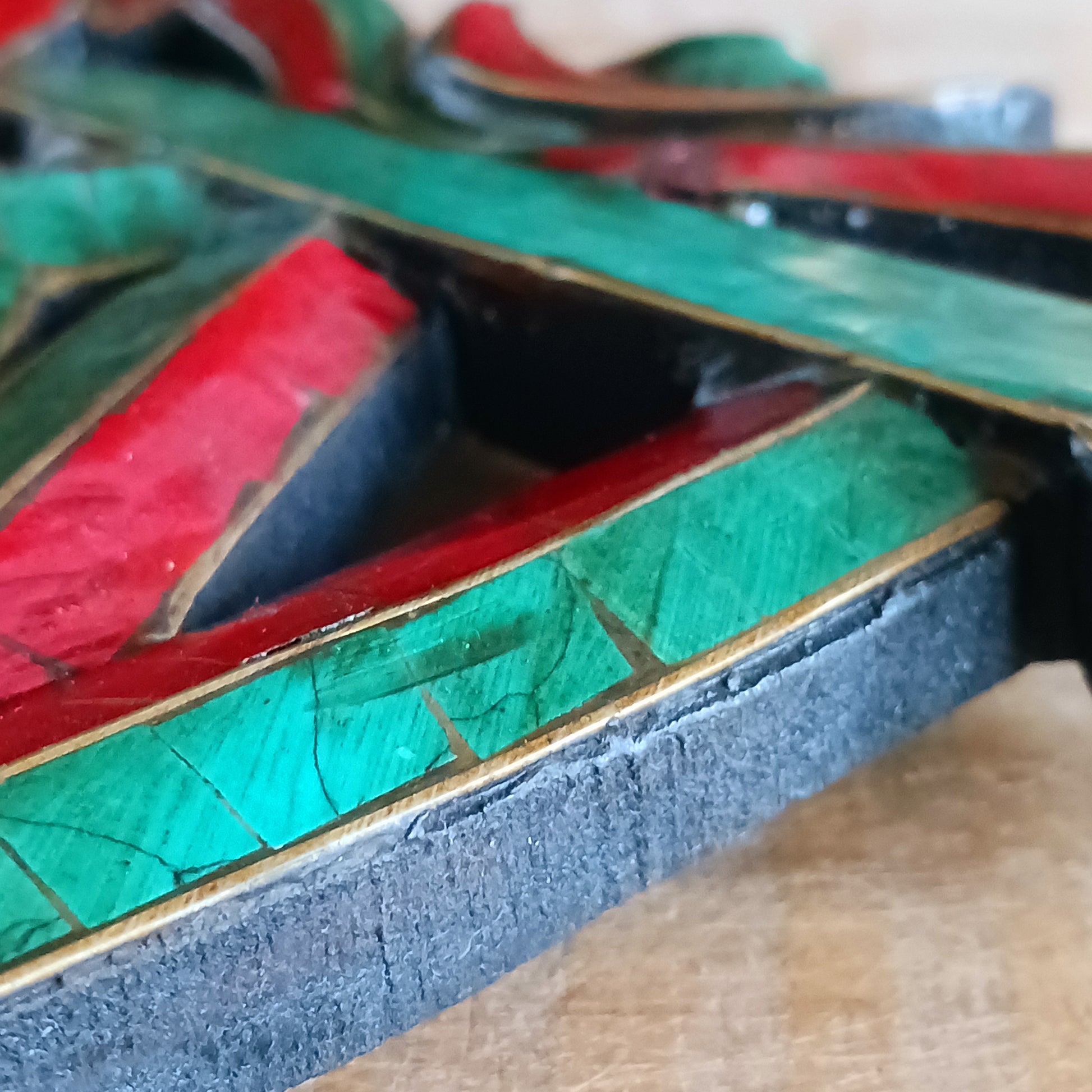 Bring harmony, artistry, and spiritual presence into your space with this handmade wooden Tibetan OM sign, inspired by the first character of the sacred mantra “Om Mani Padme Hum.”