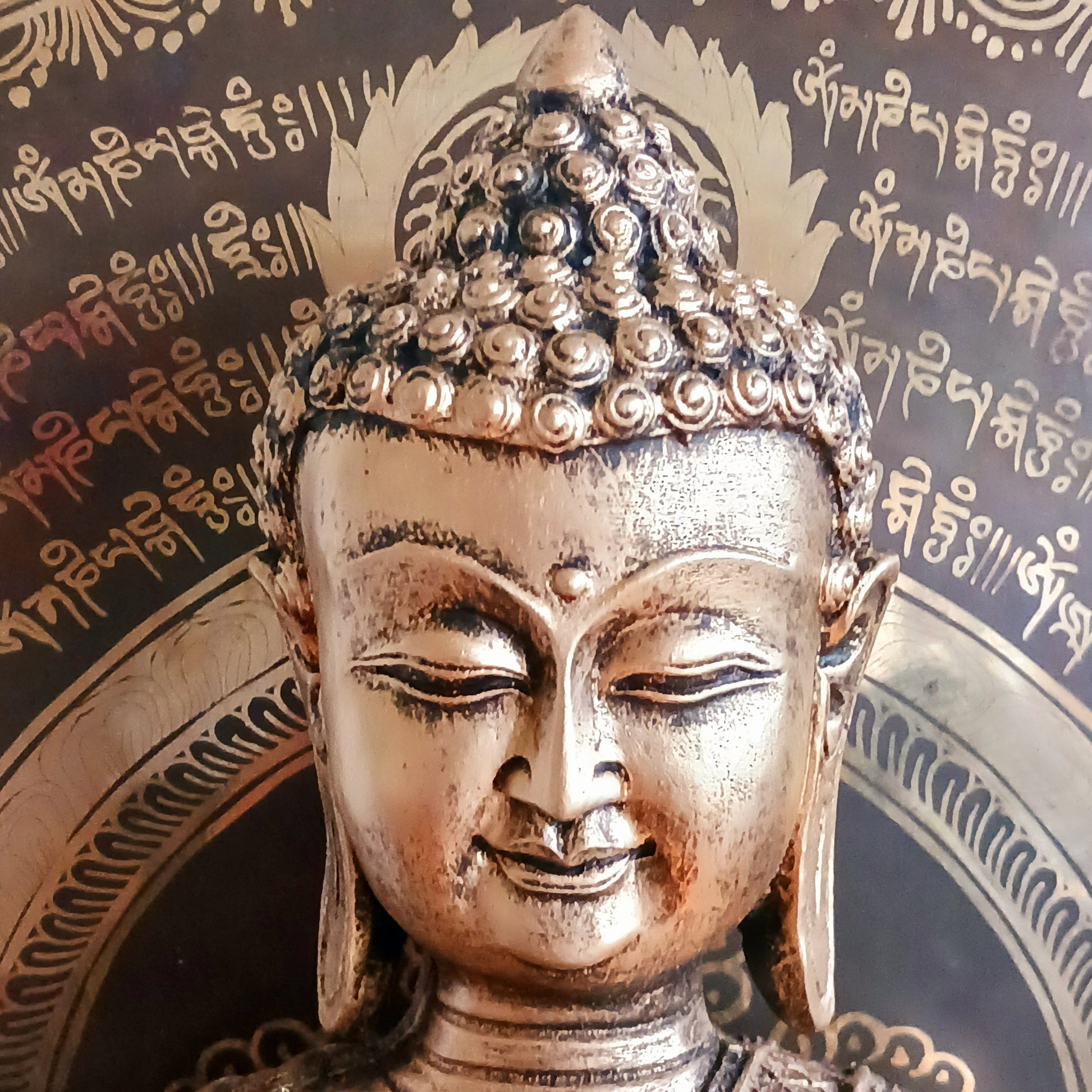 Bring a sense of calm and harmony to any space with this stunning Gold Effect Thai Buddha Tealight Holder. Crafted with beautiful detailing, this serene Buddha sits in a peaceful meditating pose while gently cradling a space for a tealight.