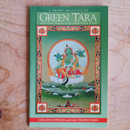 Discover the elegance and simplicity of A Short Practice of Green Tara, a beautifully crafted little book designed to support your daily meditation and devotional practice.