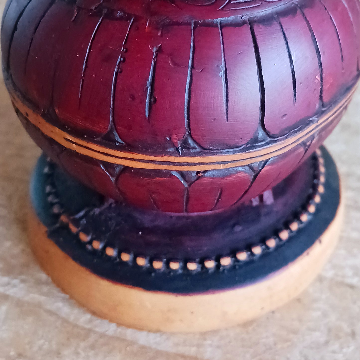 Invite harmony, abundance, and spiritual protection into your space with this hand-finished Tibetan Treasure Vase. Traditionally revered in Tibetan Buddhism, the Treasure Vase represents health, longevity, wealth, prosperity, wisdom, and the vast potential of space.