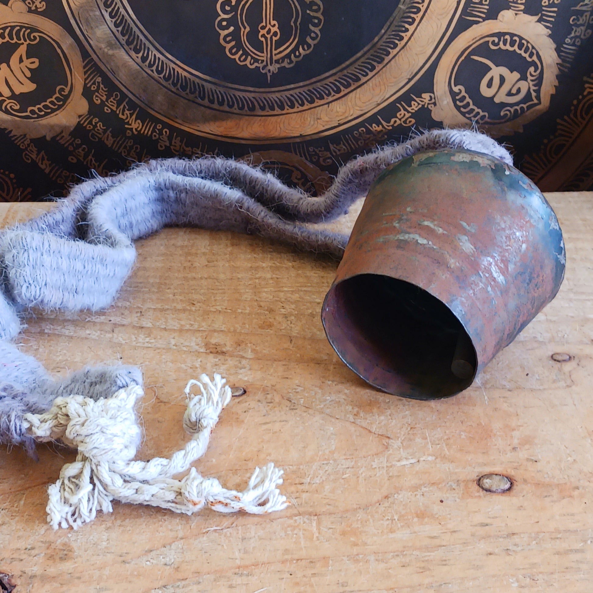 Bring the authentic charm of the Himalayas into your home with this handcrafted Nepalese Yak Bell. Traditionally used by yak herders in Nepal and Tibet, these distinctive bells were hung around the necks of yaks to help locate animals grazing across mountainous landscapes.