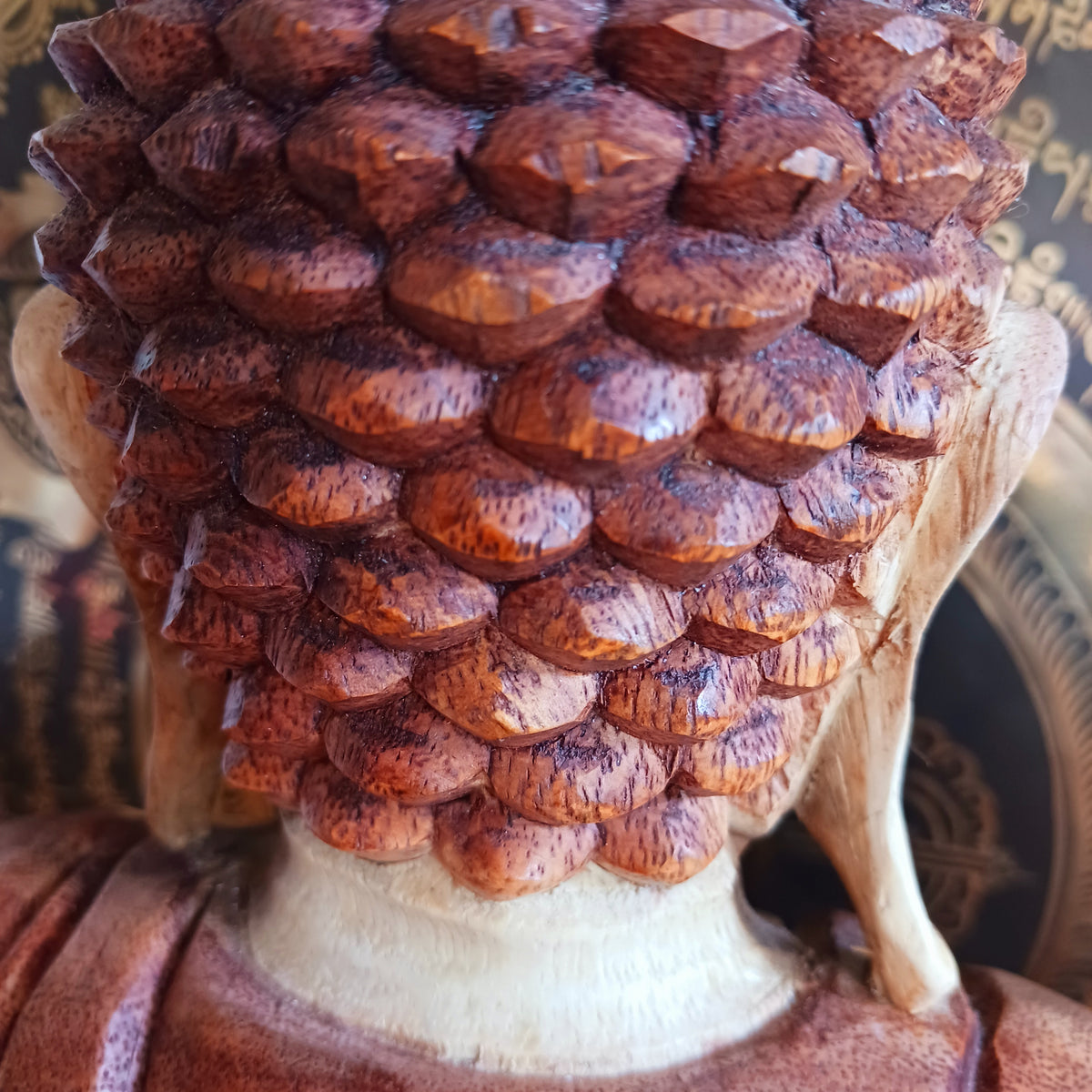 Bring a sense of peace, serenity and mindfulness into your home with this beautiful large Hand Carved Wooden Meditating Buddha Statue. Traditionally crafted in Bali from sustainable Suar wood, each statue is a unique work of art, showcasing the natural beauty of the wood and the skill of the artisan.