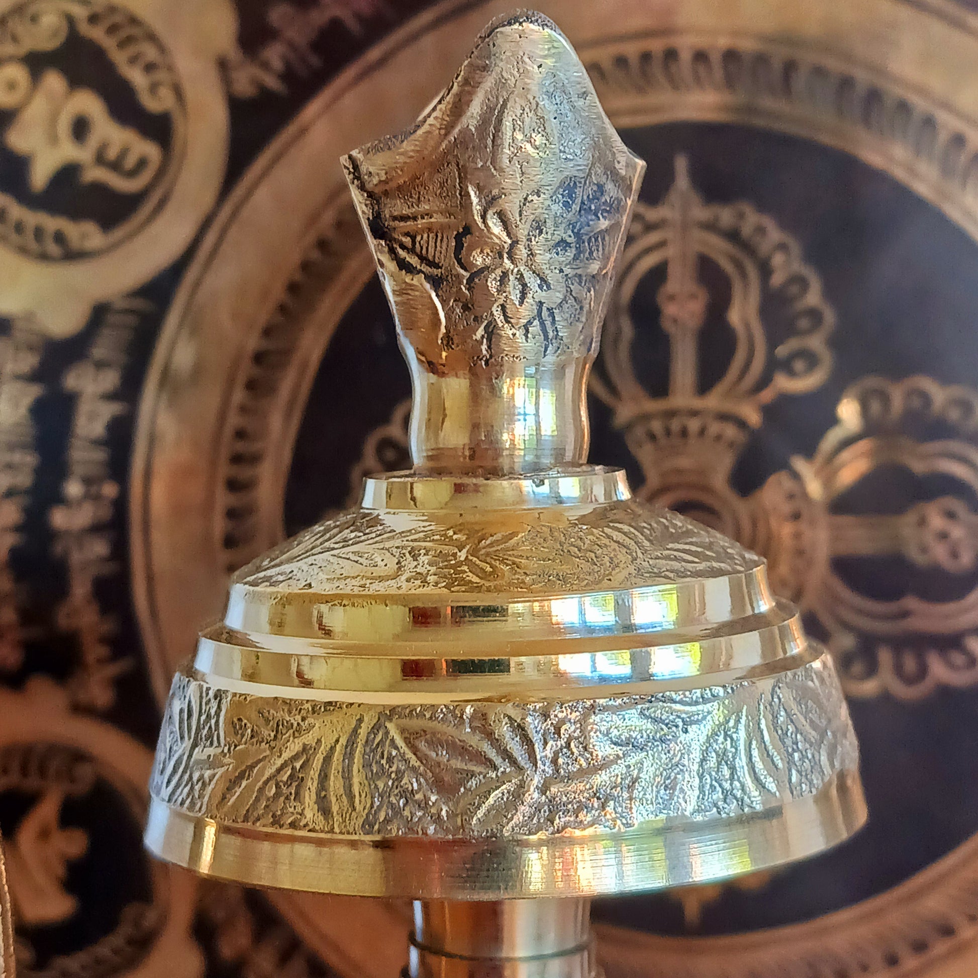 Immerse your spiritual practice in the profound tradition of Tibetan Buddhism with this authentic Tibetan Bhumpa Ritual Water Vessel. Revered as a sacred container for blessed water, the bhumpa plays a central role in purification rites such as Trusol, where negative energies are dispelled and harmony is restored.