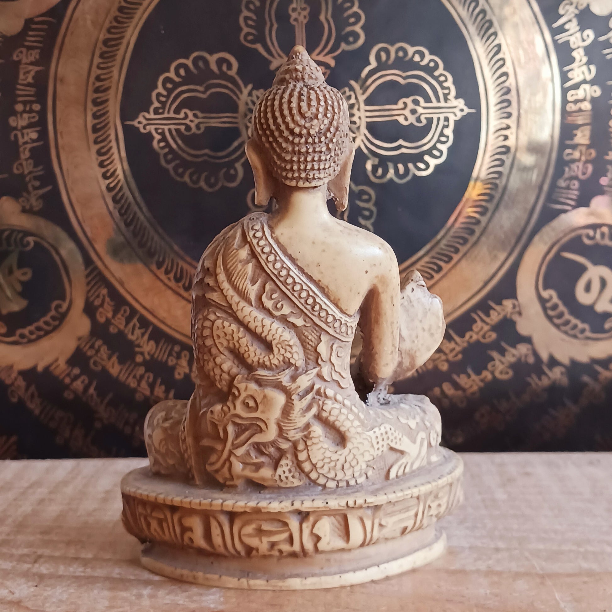 Medicine Buddha is also called Bhaisajya Tathagatta or healing buddha. He is able to cure sickness of birth and death. 